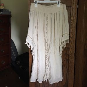 OFF SHOULDER POM POM DRESS