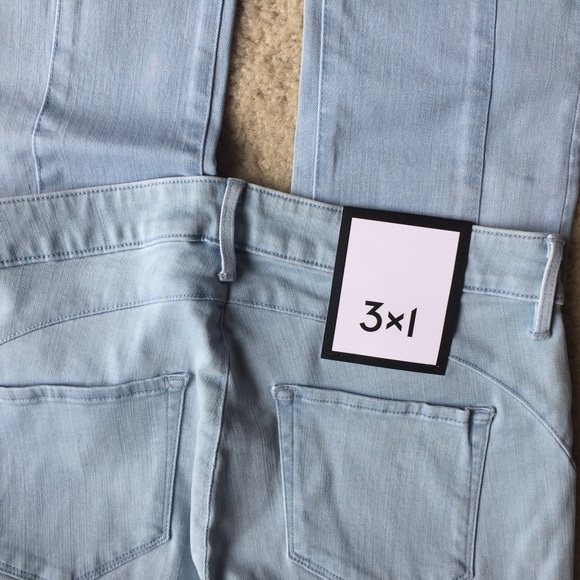 NWT 3x1 NYC Mid Rise Crop Wrap Zip Jean - Picture 6 of 6