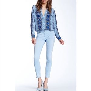 NWT 3x1 NYC Mid Rise Crop Wrap Zip Jean