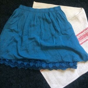 Blue skirt bundle!!!! One pencil one lace flowy