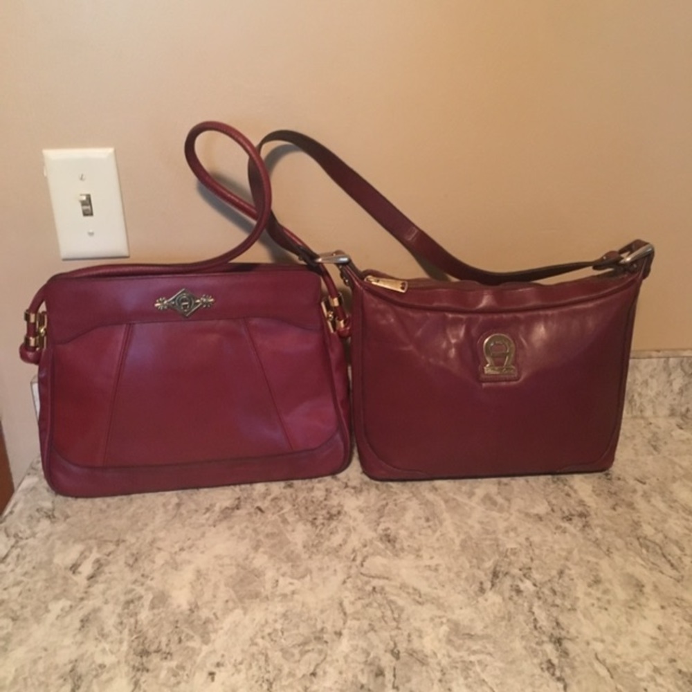 2 Etienne Aigner Shoulder Bags.