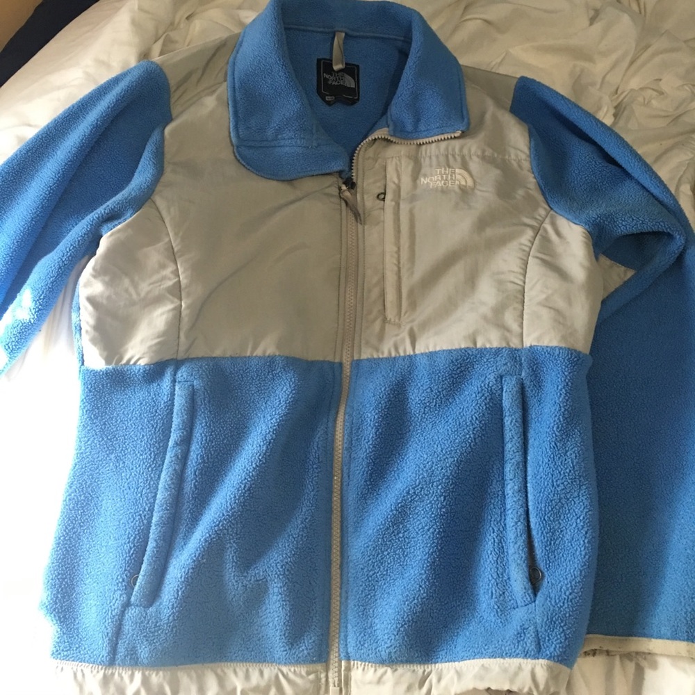 Medium blue women north face jacket