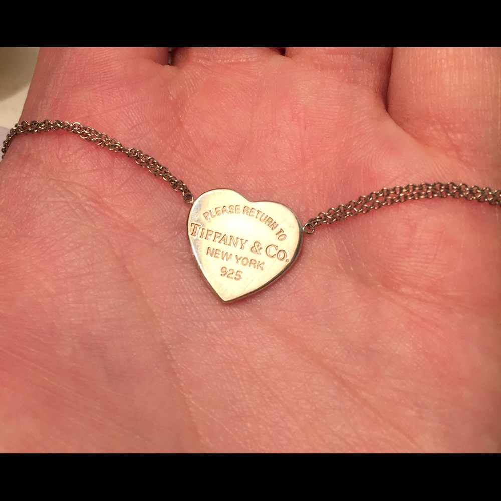 Heart shaped tiffany necklace