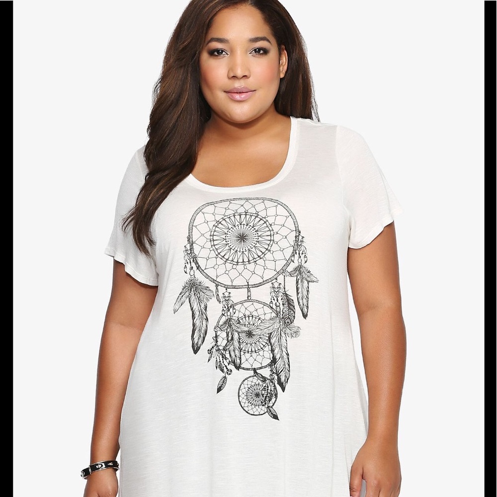 Dreamcatcher Top T-shirt ~ oatmeal Color