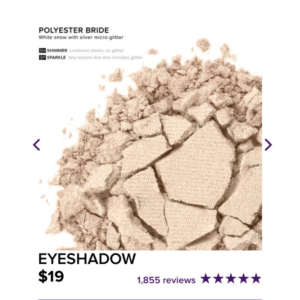 URBAN DECAY Polyester Bride Eyeshadow