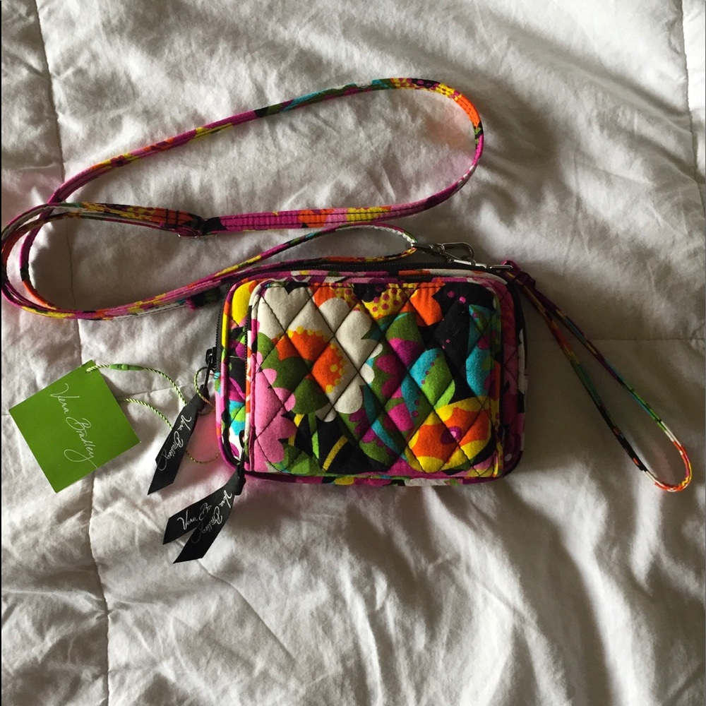 Vera Bradley Va Va Bloom Wristlet / Crossbody