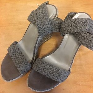 Stuart weitzman espadrille wedges.