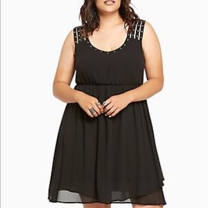 Adorable Studded Torrid Cocktail Dress Size 0. 12W