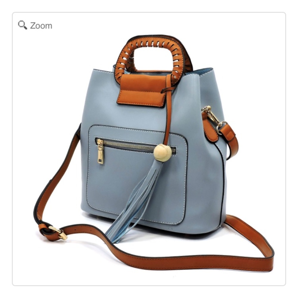 NEW Fashion 2 Toned Satchel - Picture 3 of 8