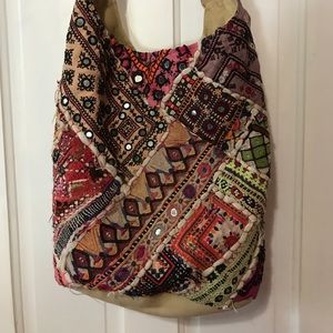Colorful hippie boho bag