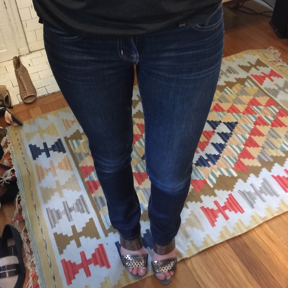 J Brand pencil leg jeans in ink - Picture 2 of 5