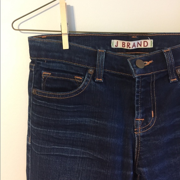 J Brand pencil leg jeans in ink - Picture 3 of 5