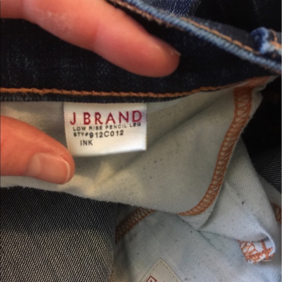 J Brand pencil leg jeans in ink - Picture 5 of 5