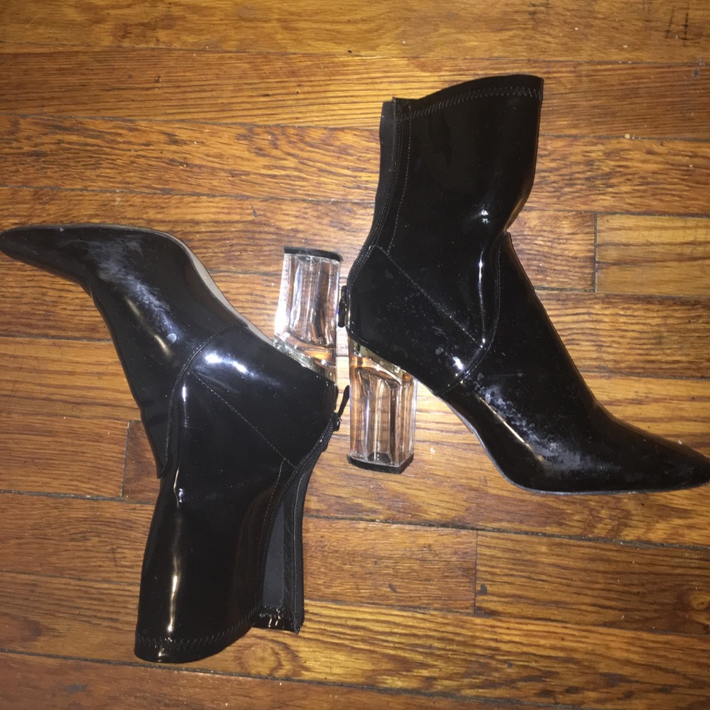 Pyrex heel boots (black)