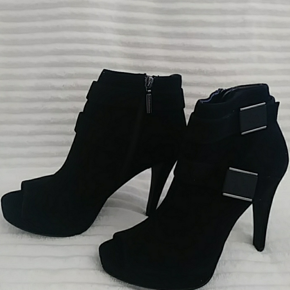 Calvin Klein Suede Booties
