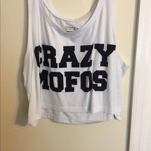 cute black and white tank