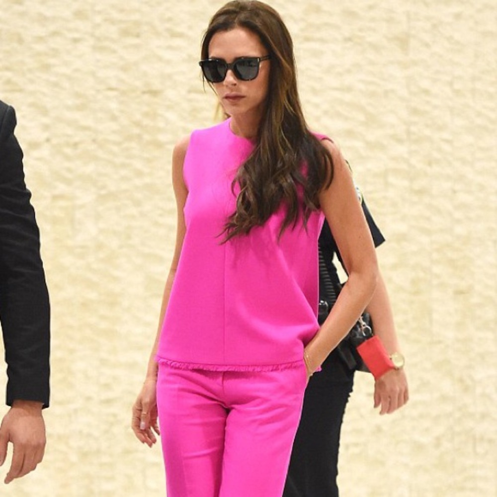 Fucsia pink Victoria Beckham size medium top