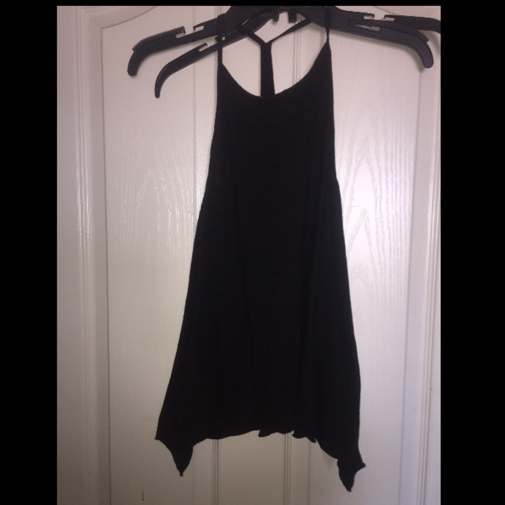 PERFECT CONDITION black racer back tank top