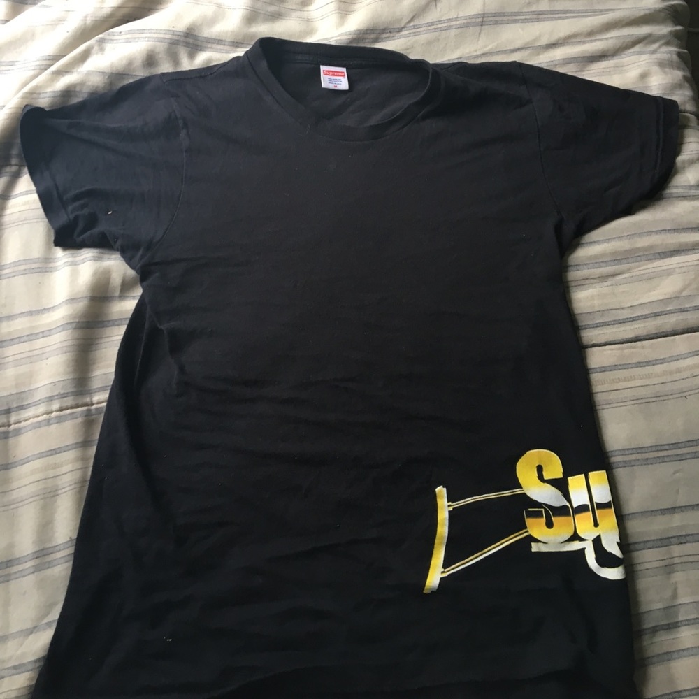 Supreme Automatic Tee SS17 Black Medium