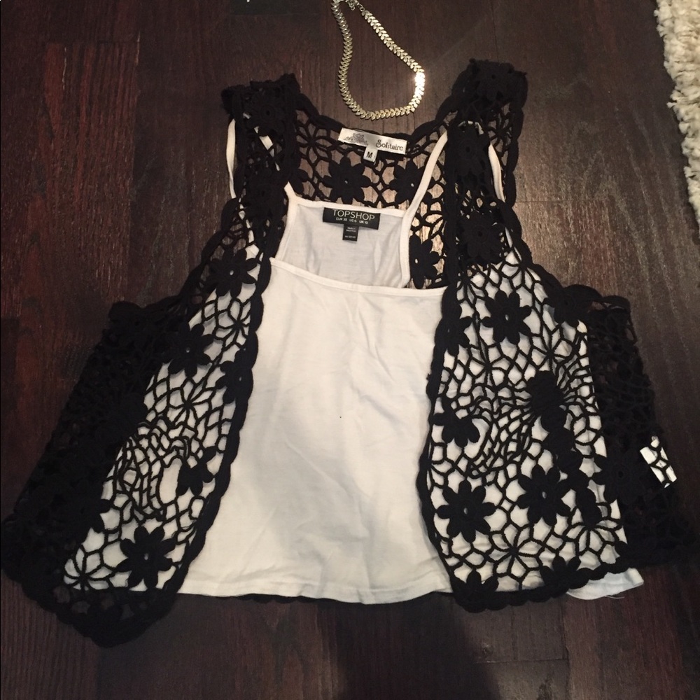 Lace vest