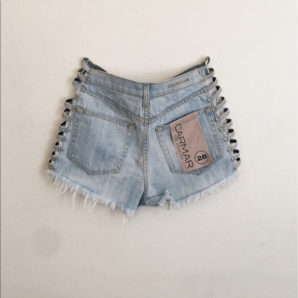 ▪️NEW!▪️ CARMAR high wasted denim shorts - Picture 5 of 6