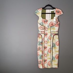 Byron Lars Garden Sheath Dress