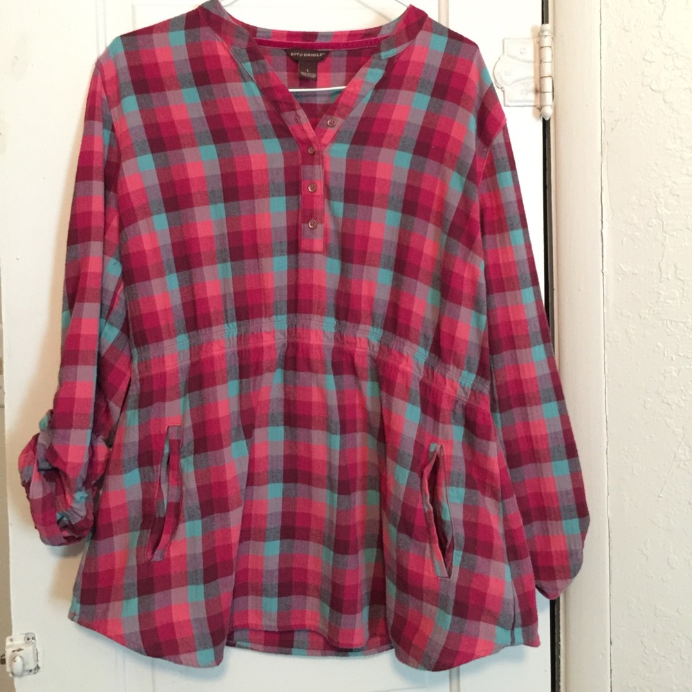 Plaid flannel shirt