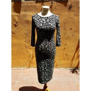 Black and White Dress