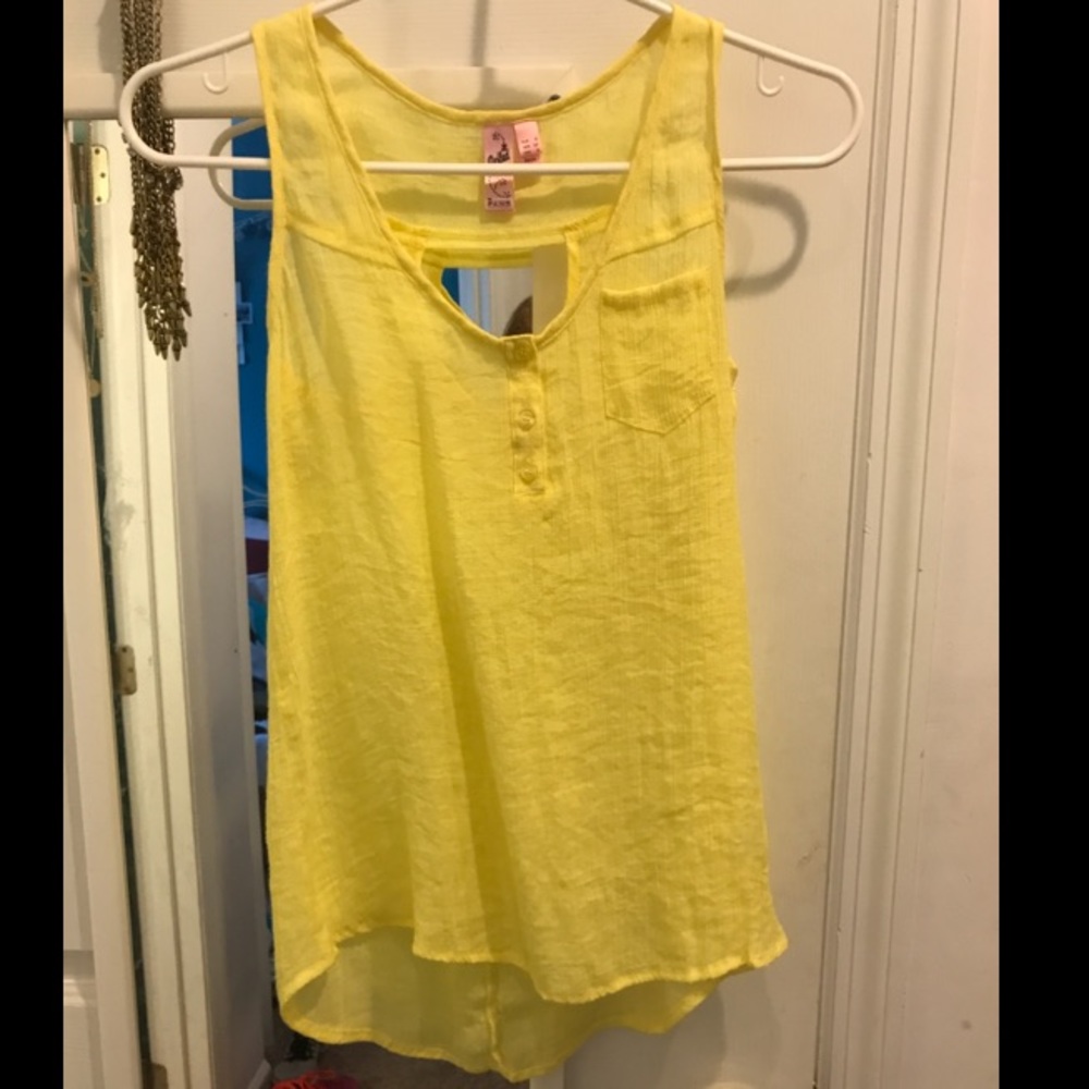 Yellow tank top