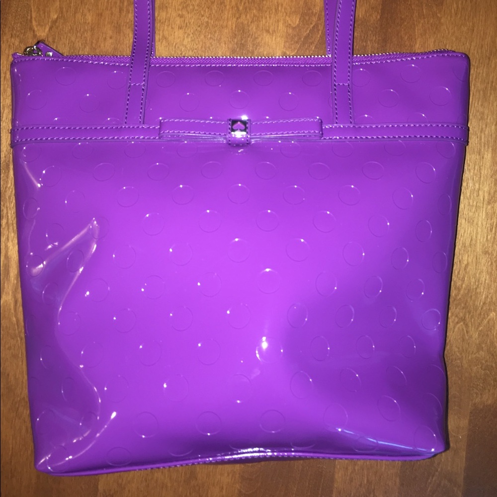 Kate Spade purple tote