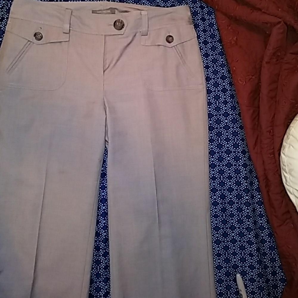 Ann Tylor Petites Grey Dress Pants