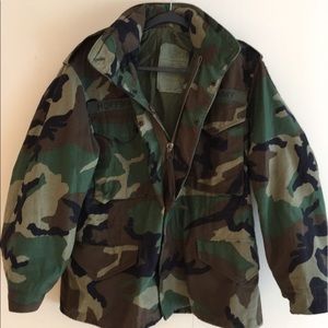 Authentic Army Winter BDU Camo Jacket