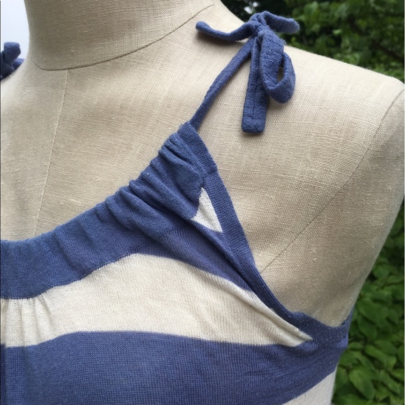 Banana Republic Blue Striped Sleeveless Tank Top S - Picture 2 of 3