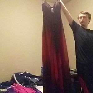 Red prom dress