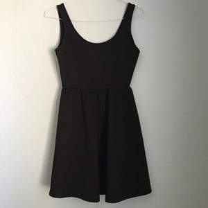Black skater dress