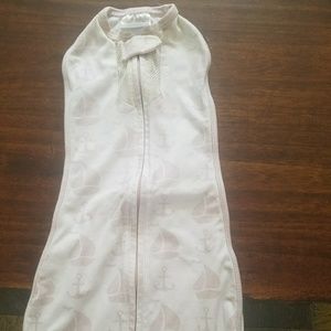 Cozy breathable Woombie in sailboat pattern