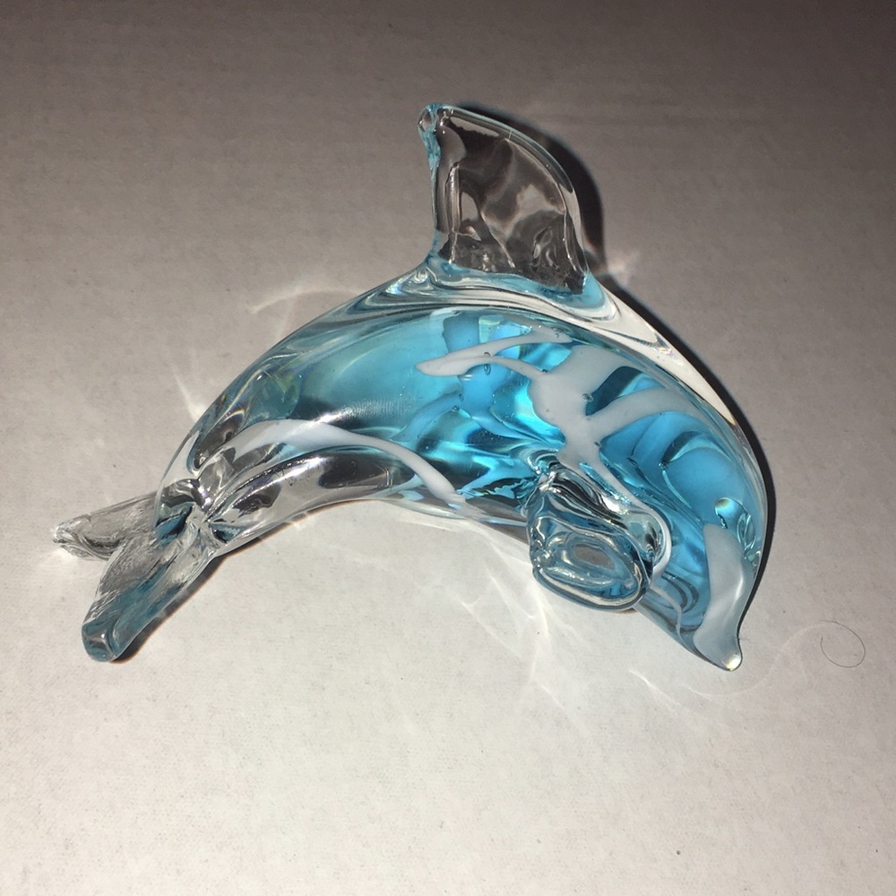 Glass dolphin