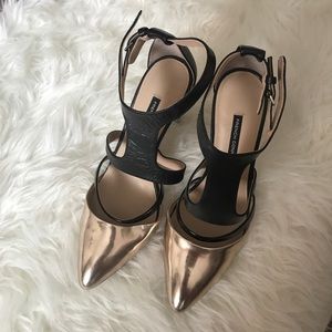 French Connection Metallic Heels
