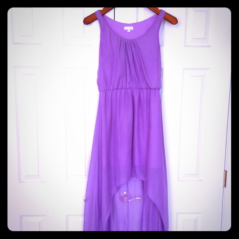 Lilac High-Low dress