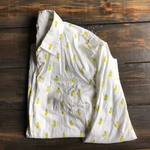 🍍pineapple button up shirt 🍍