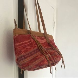 Cleobella ikat beach tote
