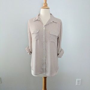 Loft Light Pink Button Down