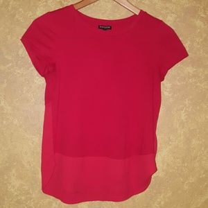 Red Dressy Tee