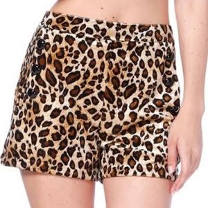 Leopard high waist shorts, pinup,rockabilly, retro