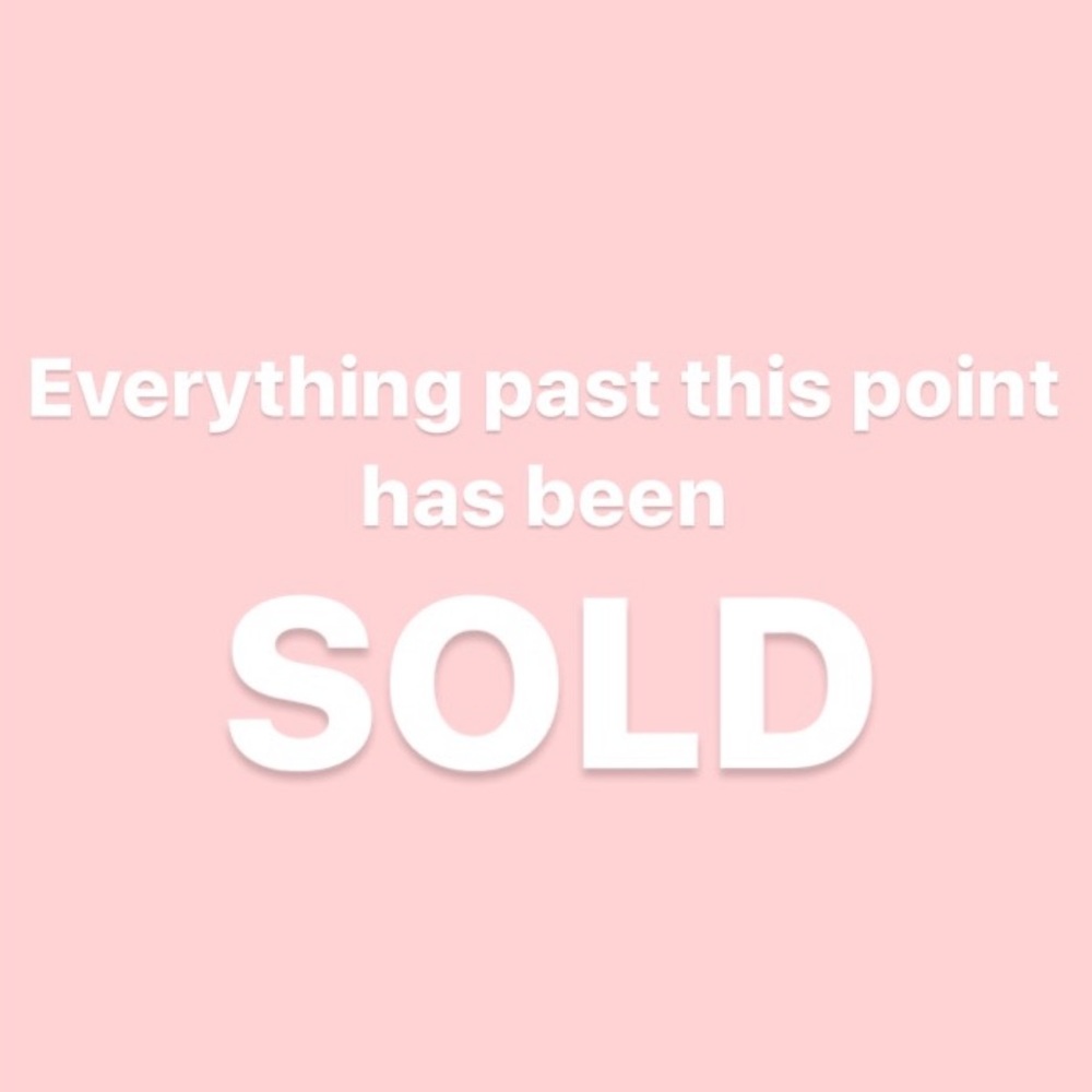 Sold sold sold