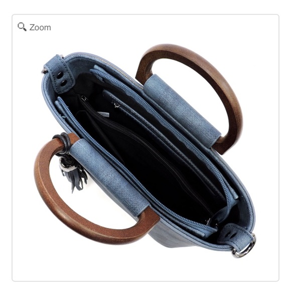 Amazon.com: Lurrose 6pcs Round Wooden Handles for Handbags  ❤️ NEW Wooden Handle Textured Satchel