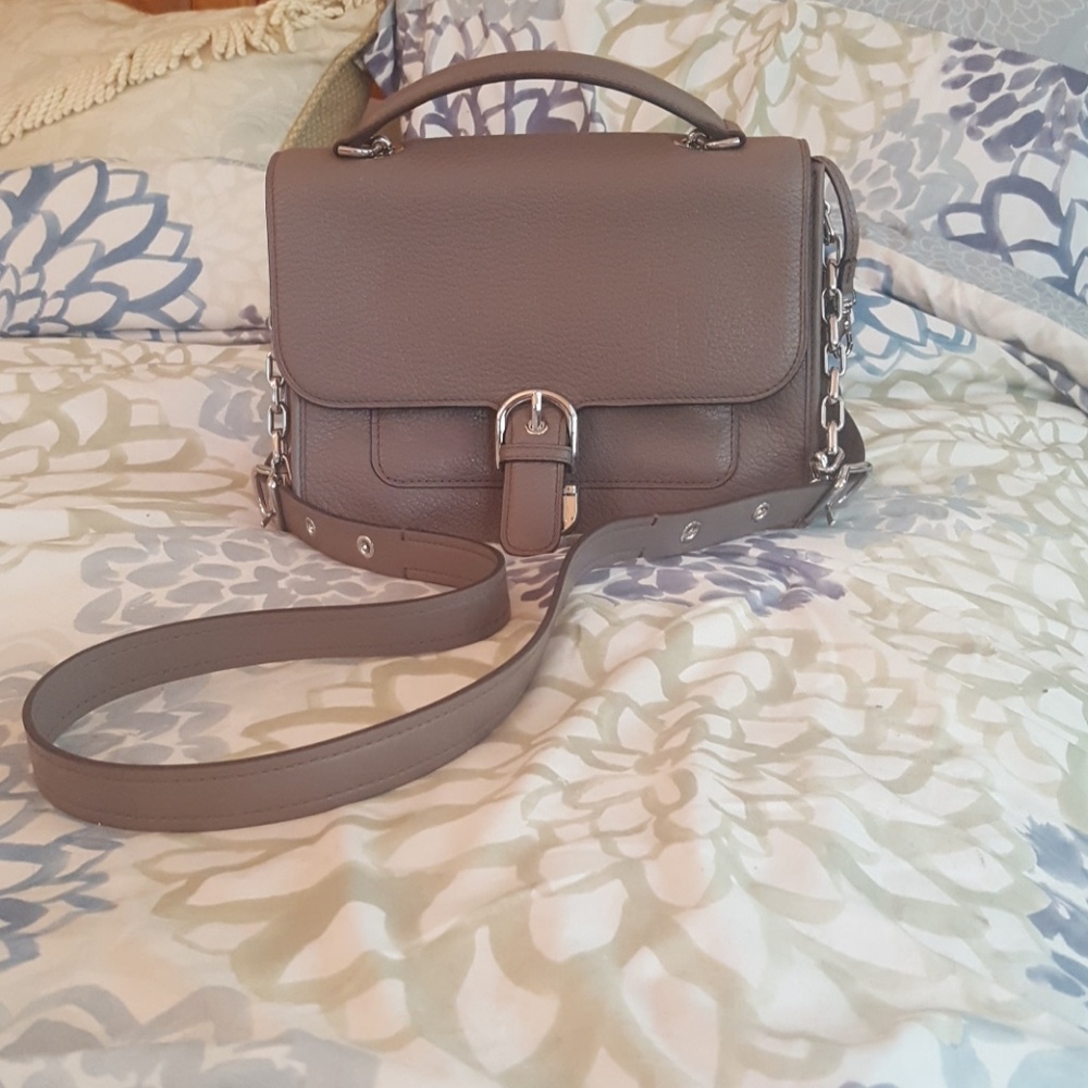 NEW! MICHAEL KORS COOPER LEATHER SATCHEL