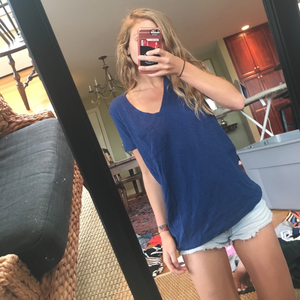 Madewell Navy V Neck