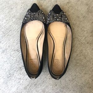 Black Tory Burch flats