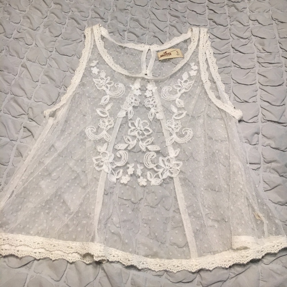 Hollister open-back crop top